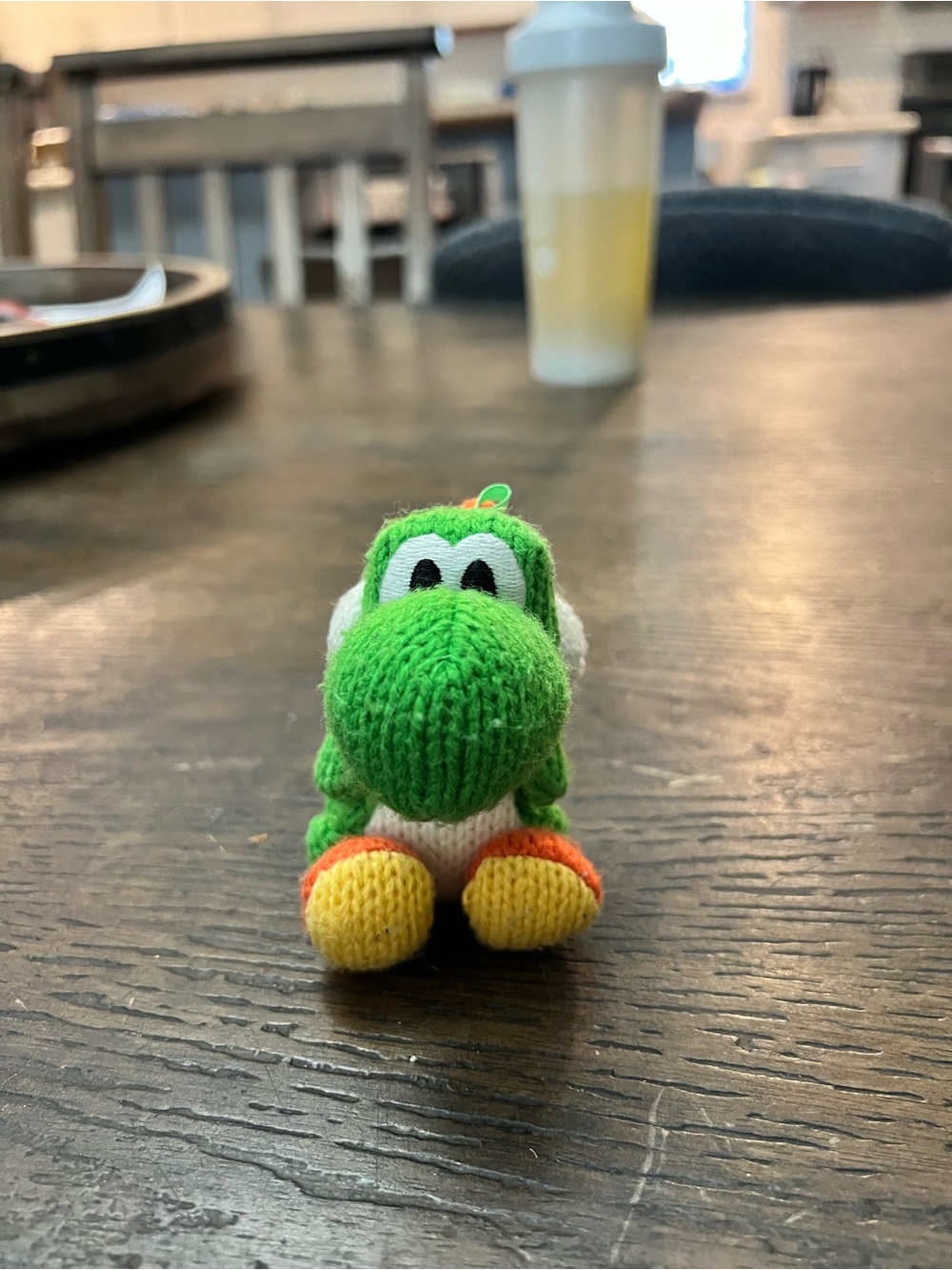 Nintendo Green Yarn Yoshi Amiibo Plush Figure